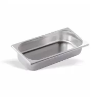 Pujadas Pan 1/3 Gastronorm 18/10 Stainless Steel 65mm - pack size 1