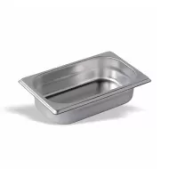 Pujadas Pan 1/4 Gastronorm 18/10 Stainless Steel 200mm - pack size 1