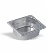 Pujadas Pan 1/6 Gastronorm 18/10 Stainless Steel 65mm - pack size 1