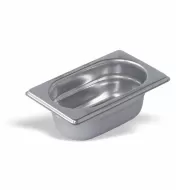 Pujadas Pan 1/9 Gastronorm 18/10 Stainless Steel 100mm - pack size 1
