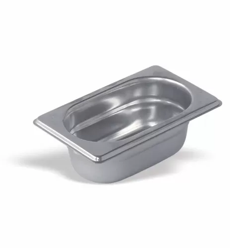 Pujadas Pan 1/9 Gastronorm 18/10 Stainless Steel 100mm - pack size 1