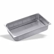 Pujadas Perforated Pan 1/1 Gastronorm 18/10 Stainless Steel 150mm - pack size 1