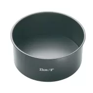 MasterClass Non-Stick Carbon Steel Round Loose Base Deep Cake Pan 23cm - pack size 1