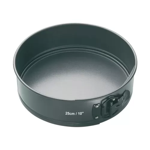 MasterClass Non-Stick Carbon Steel Round Loose Base Springform Cake Pan 25cm - pack size 1
