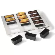 Matfer Bourgeat Exoglass® Cake Baking Tray 90x40x40mm - pack size 1