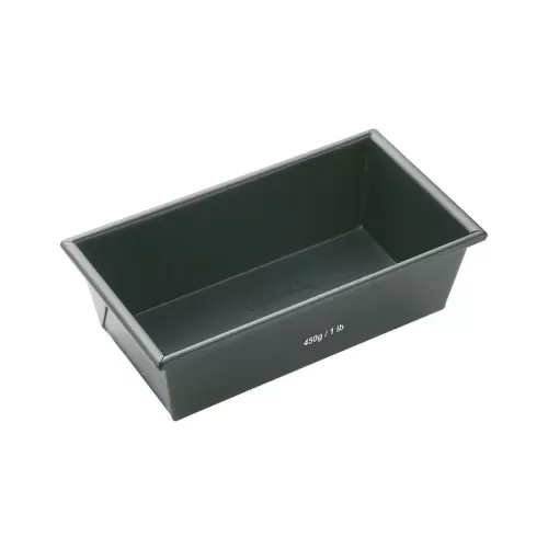MasterClass Non-Stick Carbon Steel Rectangular 1lb Box Sided Loaf Pan 15x9x7cm - pack size 1