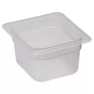 Cambro Food Pans Gastronorm 1/6 Translucent Polypropylene 176x162x100mm - pack size 6