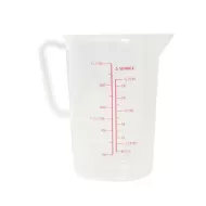 Sunnex Clear Plastic Measuring Jug 1ltr - pack size 1