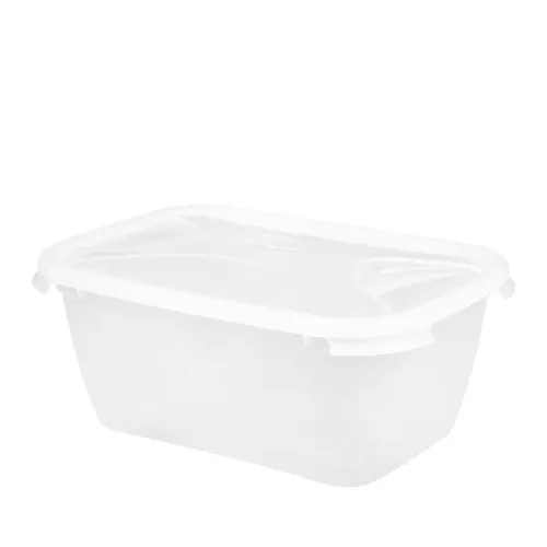 Wham Cuisine Rectangular Food Box Clear Plastic 6ltr - pack size 1