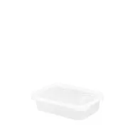 Wham Cuisine Rectangular Food Box Clear Plastic Plastic 800ml - pack size 1