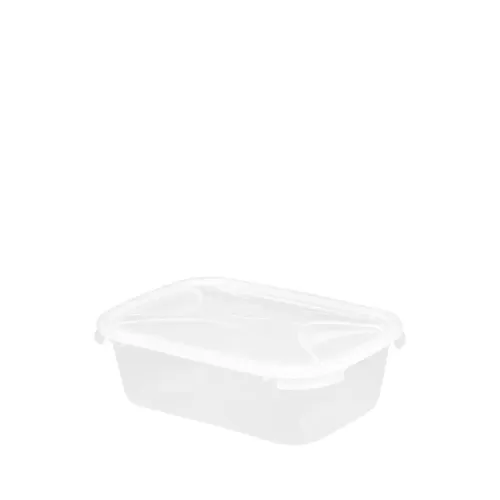 Wham Cuisine Rectangular Food Box Clear Plastic 1.6ltr - pack size 1