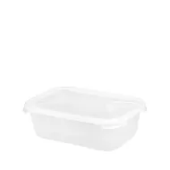 Wham Cuisine Rectangular Food Box Clear Plastic 2.7ltr - pack size 1