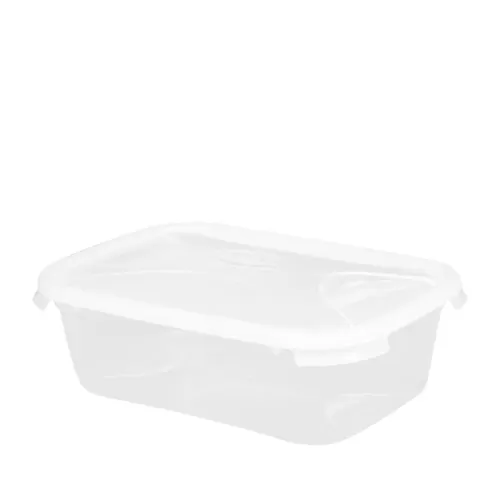 Wham Cuisine Rectangular Food Box Clear Plastic 4.5ltr - pack size 1