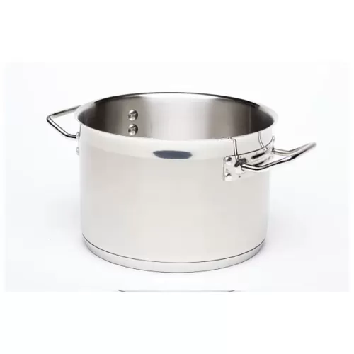 Genware Stewpan 18/4 Stainless Steel 28x18cm 11.1ltr - pack size 1