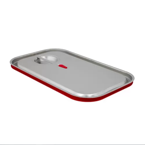Prepara Stainless Steel 1/1 Silicone Seal Gastronorm Lid - pack size 1