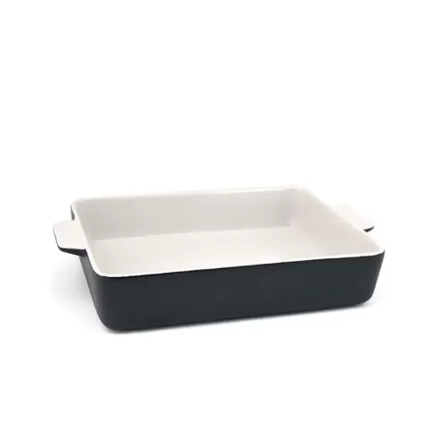 Front of the House Kiln® Ovenware Dish Black Rectangular 38x25.5x7cm 3.5 Litre - pack size 1