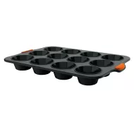 Prepara Two Tone Silicone 12 Cup Muffin Mould 35.5 x 24.6 x 3.6 cm - pack size 1