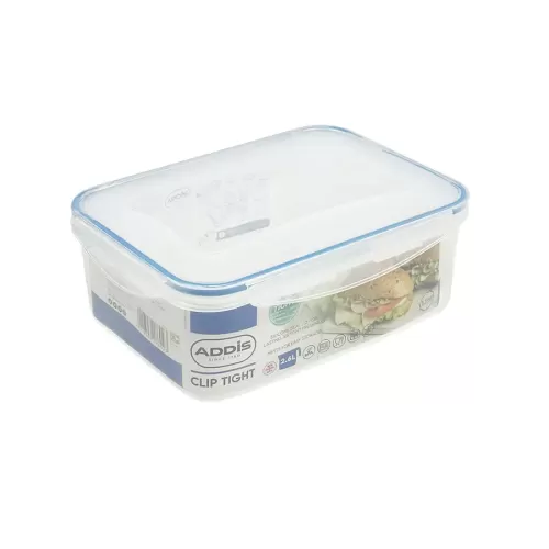 Addis Clip Tight - 2.6L Rectangular food box - pack size 6