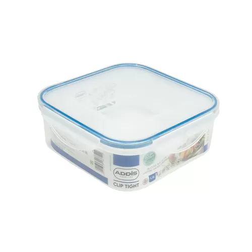 Addis Clip Tight - 1.2L Square food box - pack size 6