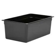 Cambro Camwear Black Polycarbonate 1/1 Gastronorm Pan 200mm Deep - pack size 6