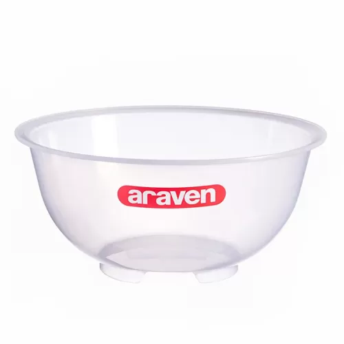 Araven Polypropylene Mixing Bowl Transparent 38cm - pack size 1