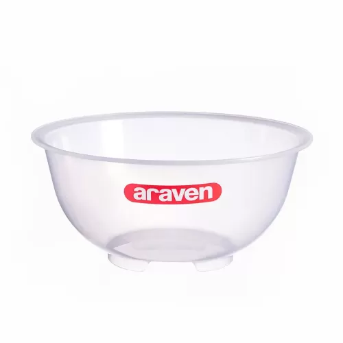Araven Polypropylene Mixing Bowl Transparent 32cm  - pack size 1