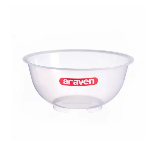 Araven Polypropylene Mixing Bowl Transparent 28cm - pack size 1