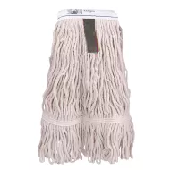 Robert Scott Colour Coded Kentucky Mop Head White With 4 Tabs 450g - pack size 1