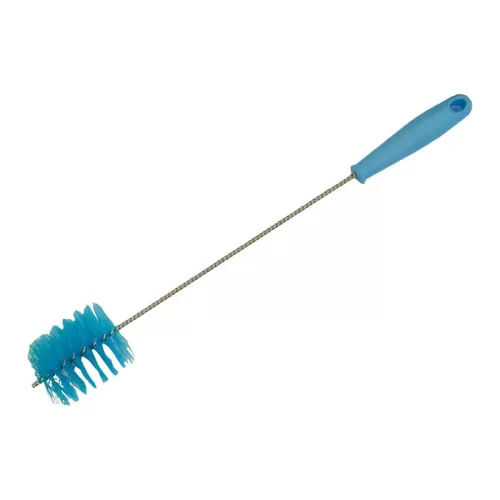 Hillbrush Bottle Brush 45cm Plastic Handle 440X64mmØ Head Blue - pack size 1