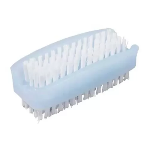 Hillbrush Plastic Double Sided Nail Brush With Nylon Bristles 90mm - pack size 1