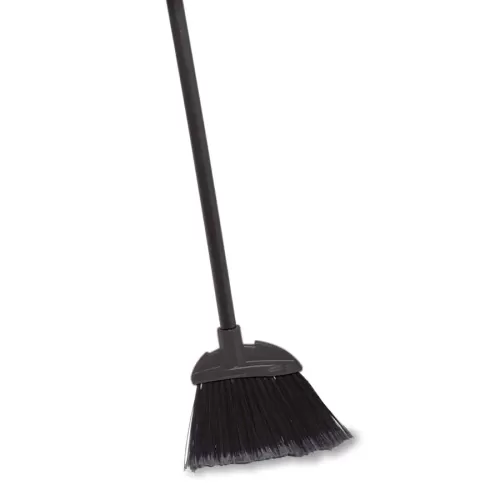 Rubbermaid Lobby Dust Pan Broom Black 16cm - pack size 1