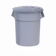 Rubbermaid Brute Round Container Grey Polyethylene 208.2ltr W83.5 x H84.3 x D67cm - pack size 1