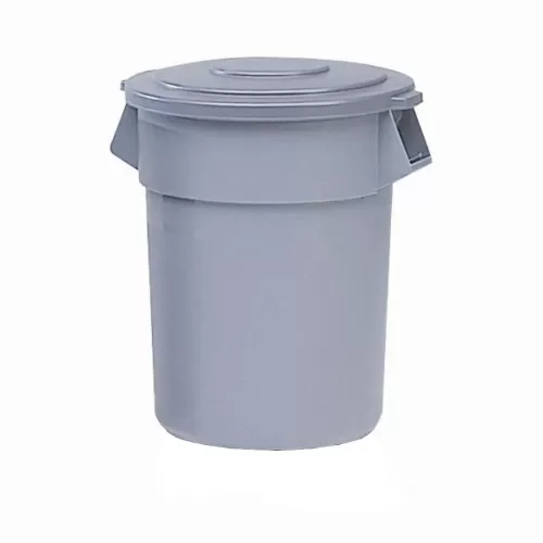 Rubbermaid Brute Round Container Grey Polyethylene 208.2ltr W83.5 x H84.3 x D67cm - pack size 1