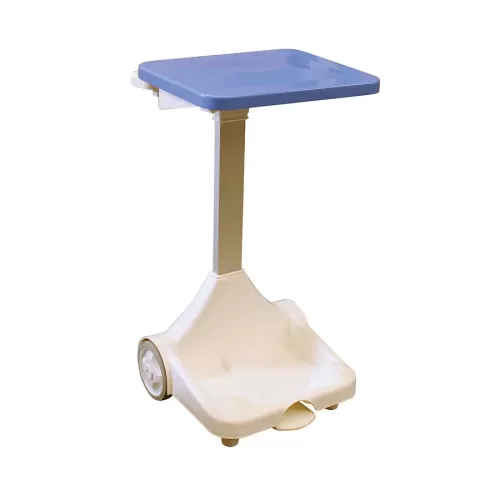 Freestanding Sack Holder With Wheels Blue Lid - pack size 1