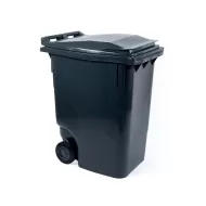 Fletcher European Wheelie Bin Plastic 120ltr Grey 555x480x930mm - pack size 1