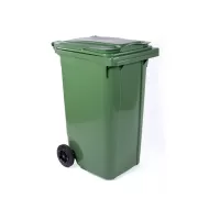 Fletcher European Wheelie Bin Plastic 240ltr Green 740x580x1070mm - pack size 1