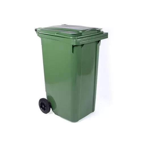 Fletcher European Wheelie Bin Plastic 240ltr Green 740x580x1070mm - pack size 1
