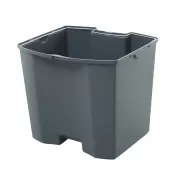 Trust Rigid Liners For 30L Step On Bin Grey HDPE 27ltr 36.5x29.8x33.7 cm - pack size 1