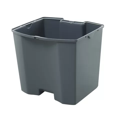 Trust Rigid Liners For 30L Step On Bin Grey HDPE 27ltr 36.5x29.8x33.7 cm - pack size 1