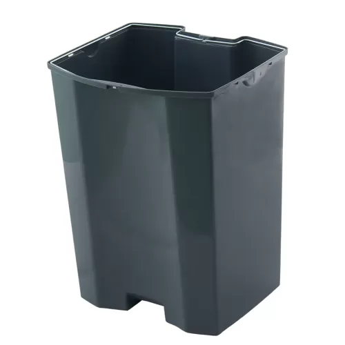 Trust Rigid Liners For 45L Step On Bin Grey HDPE 38ltr 36.5x29.8x50.2 cm - pack size 1
