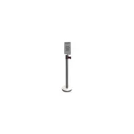 CED Barrier Post Silver With A4 Sign Holder - Red Belt 1420x320mm - pack size 1