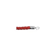 CED Braided Guide Rope with Chrome Hooks - 1.5mtr Red - pack size 1