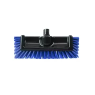 SYR Heavy Duty Scrator Brush Black with Blue Bristles 30x13x11cm - pack size 1