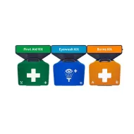 Reliance Medical Aurapoint Medium 3 Unit Catering First Aid Kit Double Eyewash Kit and Burns Kit - pack size 1