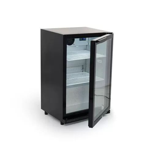 Arctica Bar & Display Bottle Cooler - 1 Hinged Door - Black - pack size 1