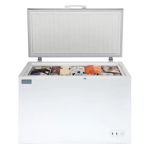 Arctica Chest Freezer - 370Ltr - White with Stainless Steel Lid - pack size 1