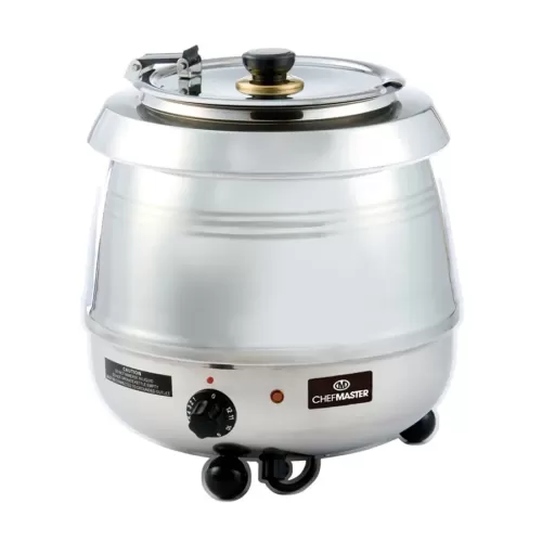 Chefmaster Soup Kettle - Cauldron Style - Stainless Steel - 10Ltr capacity - pack size 1