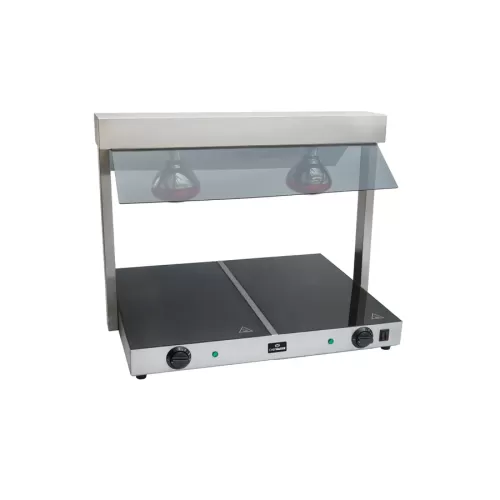 Chefmaster Heated Display Unit with Gantry - 2 x 1/1GN - pack size 1