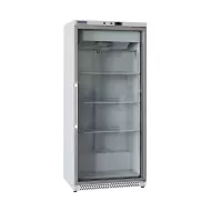 Arctica Medium Duty Upright Refrigerator - Glass Door - 580Ltr - White - pack size 1