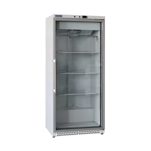 Arctica Medium Duty Upright Refrigerator - Glass Door - 580Ltr - White - pack size 1